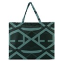 Geometric Design 01 Zipper Large Tote Bag View1