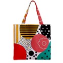 Geometric Design 07 Zipper Grocery Tote Bag View2