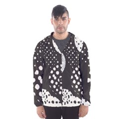 Geometric Design 09 Men s Hooded Windbreaker by myclothy