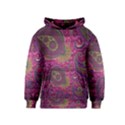 Abstract Purple Pattern Kids  Pullover Hoodie View1