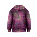 Abstract Purple Pattern Kids  Pullover Hoodie View2