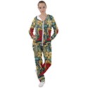 Pattern Shape Colorful Flower Leaves Women s Tracksuit View1