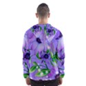 Purple Flower Nature Men s Hooded Windbreaker View2