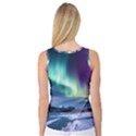 Northern Lights Aurora Night Nature Women s Basketball Tank Top View2