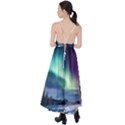 Northern Lights Aurora Night Nature Tie Back Maxi Dress View2