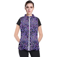 Neon Symphony Design Women s Puffer Vest by dflcprintsclothing