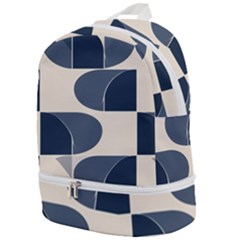 A Minimalist Pattern With Simple Lines And Shapes, Creating A Clean And Modern Aesthetic 04 Zip Bottom Backpack by myclothy