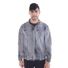 Wall With Cracked White Paint Texture Men s Windbreaker by dflcprintsclothing