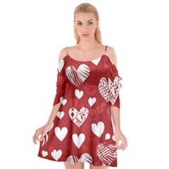 Valentine Cutout Spaghetti Strap Chiffon Dress by pollyparadiseartshop