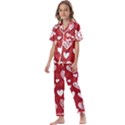 Valentine Kids  Satin Short Sleeve Pajamas Set View1