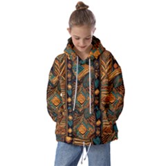 Tribal Chic Kids  Oversized Hoodie by pollyparadiseartshop