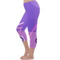 Colorful Labstract Wallpaper Theme Capri Winter Leggings  View2