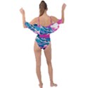 Waves Mountains Sky Drape Piece Swimsuit View2