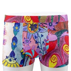 Cabbage Flower Abstract Men s Boxer Briefs by okhismakingart