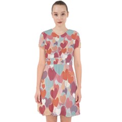 Valentines Day Hearts Romance Love Adorable In Chiffon Dress by Posterlux