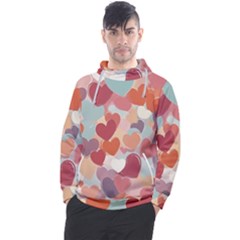 Valentines Day Hearts Romance Love Men s Pullover Hoodie by Posterlux