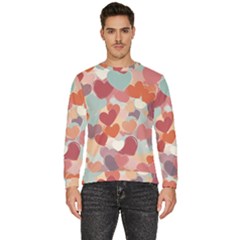 Valentines Day Hearts Romance Love Men s Fleece Sweatshirt by Posterlux