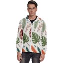 Leaves Autumn Men s High Neck Windbreaker View1