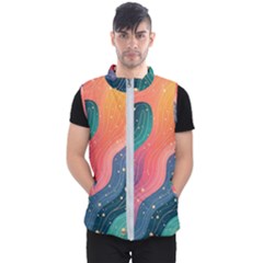 Art Abstract Pattern Men s Puffer Vest by Salmanaz77