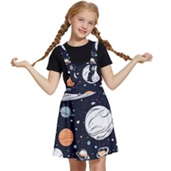 Space Galaxy Universe Stars Sky Kids  Apron Dress by Paksenen