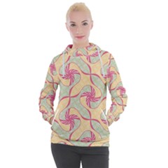 Abstract Pattern Design Scrapbooking Women s Hooded Pullover by Paksenen