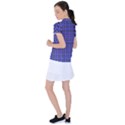 Blue Tartan Plaid 1 Women s Polo T-Shirt View2