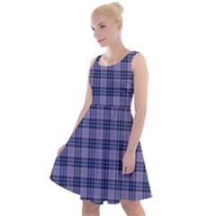 Purple Plaid Tartan 1 Knee Length Skater Dress by dressshop