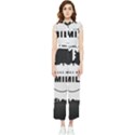 Black And White Simple Make Me Smile T Shirt 20250203 014057 0000 Women s Frill Top Chiffon Jumpsuit View1
