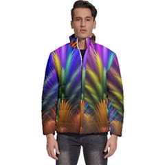 Abstract Colors - , Abstract Colors Men s Puffer Bubble Jacket Coat