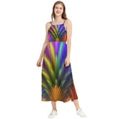 Abstract Colors - , Abstract Colors Boho Sleeveless Summer Dress by kyorashop23