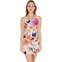 Abstract Floral Background Bodycon Dress View1