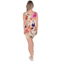 Abstract Floral Background Bodycon Dress View4