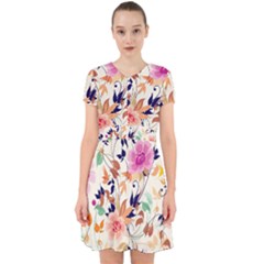 Abstract Floral Background Adorable In Chiffon Dress by kyorashop23