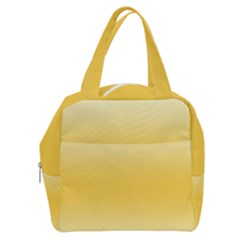 Cream Yellow To Amber Orange Bilinear Gradient Boxy Hand Bag by GradientsOmbre