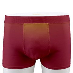 Electric Yellow To Burgundy Red Bilinear Gradient Men s Boxer Briefs by GradientsOmbre