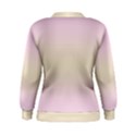 Pink Lace To Cream Yellow Bilinear Gradient Women s Sweatshirt View2