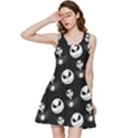 Jack Print, White, Before, Plain, Black, Simple, Christmas Inside Out Racerback Dress View1