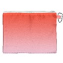 Scarlet Red To Pink Lace Linear Gradient Canvas Cosmetic Bag (XXL) View2