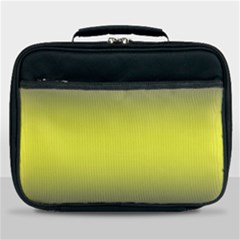 Navy Blue To Electric Yellow Bilinear Gradient Lunch Bag by GradientsOmbre