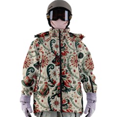 Christmas Tree Snow Women s Zip Ski And Snowboard Waterproof Breathable Jacket by Bedest