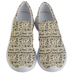 Music Melody Notes Sheet Music Women s Lightweight Slip Ons by Sabxi