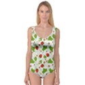 Strawberry Fruit Pattern Leaves Princess Tank Leotard  View1