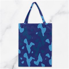 Blue Camouflage Pattern Classic Tote Bag by kyorashop23