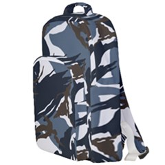 Blue Winter Camouflage, Military Camouflage Double Compartment Backpack