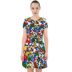 Falling Lego Bricks, Desenho, Fall, Games Adorable In Chiffon Dress by kyorashop23