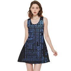 Doctor Who Tardis Inside Out Reversible Sleeveless Dress by Cemarart