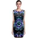 Round Wreath Sleeveless Velvet Midi Dress View1