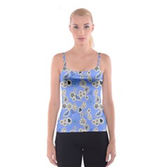 Abstract Pattern Spaghetti Strap Top by Sabxi