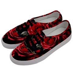 Red Roses Men s Classic Low Top Sneakers by Sabxi