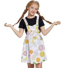 Pattern Seamless Texture Fruit Kids  Apron Dress by Sabxi